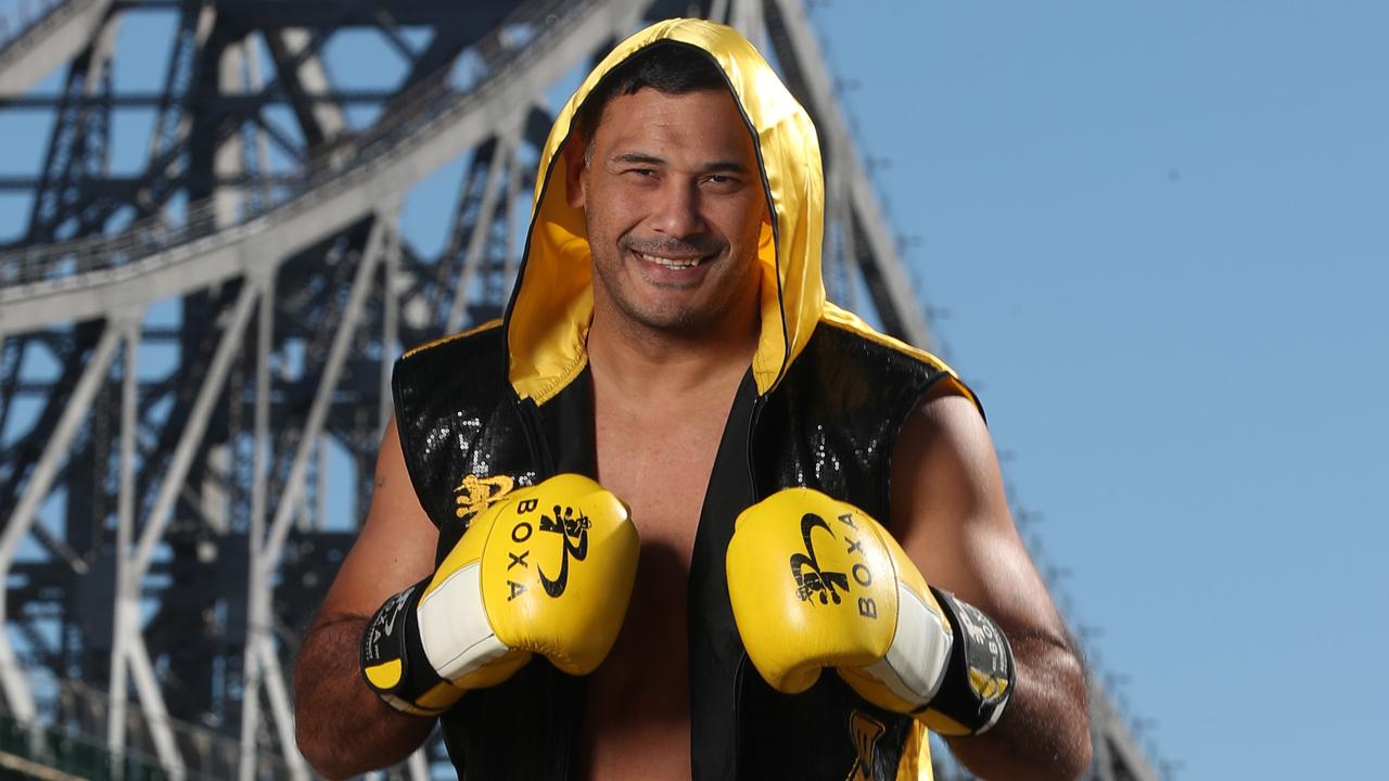 Justin Hodges ahead of his second professional bout. Picture: Annette Dew