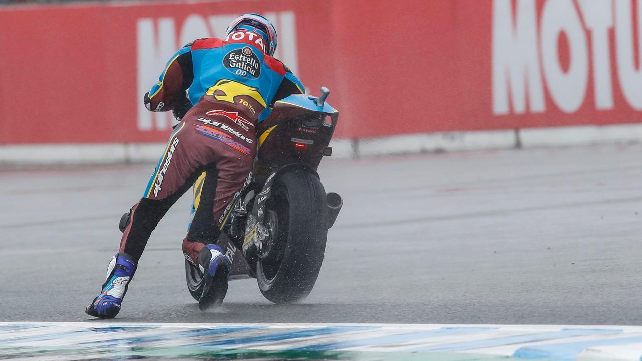 Alex Marquez's monster moment. Picture: @alexmarquez73