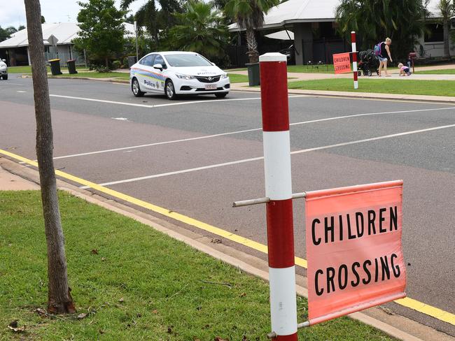 Attempted child abduction this morning at Roseberry Primary School, police patrol the school grounds.