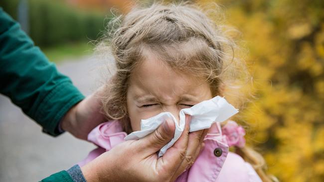 With cold season on the way, the kids are coming home from daycare and school with a petri dish of germs and snotty noses. Should they be tested and stay home? Photo: supplied.