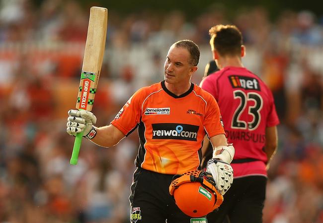 Veteran Scorchers batsman Michael Klinger.