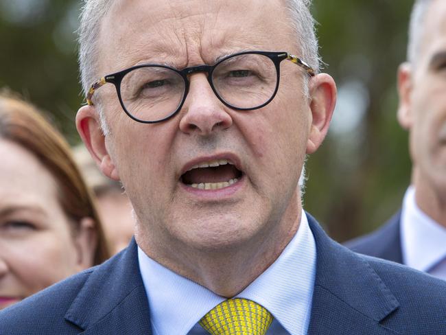 Anthony Albanese will say its time for an economic renewal and he is not proposing a revolution. Picture: NCA NewsWire Emma Brasier