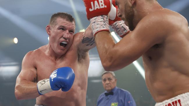 Paul Gallen is set to fight twice on a blockbuster card before his retirement from boxing. Picture: Mark Evans/Getty