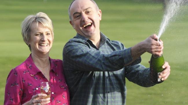 This couple took an early retirement after becoming the joint biggest winners in UK National Lottery history.