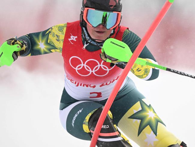 Australia's Greta Small has produced the best finish by an Australian alpine skier since Jenny Owens at Salt Lake City in 2002. Picture: AFP