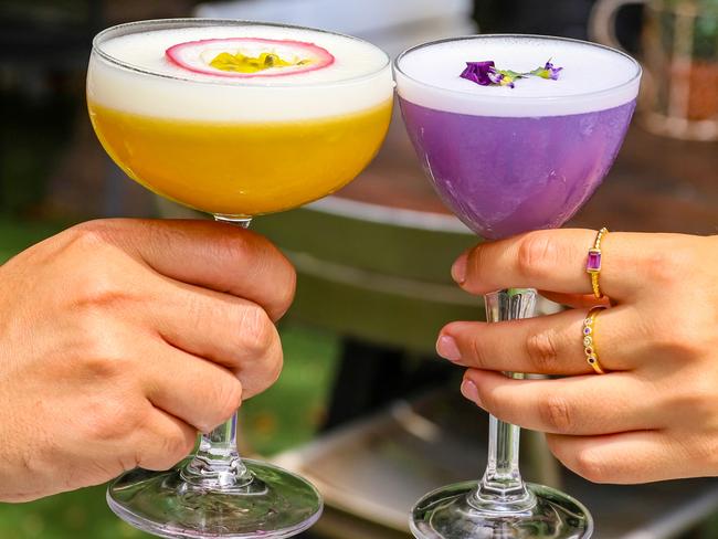 Mardi Gras cocktails. Picture: Jenifer Jagielski