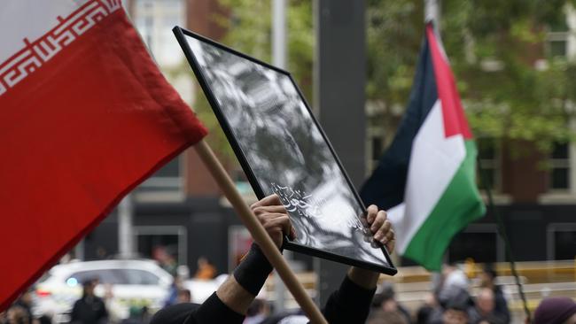 Protesters gather at the State Library in Melbourne from 12pm. Picture: NCA NewsWire / Valeriu Campan