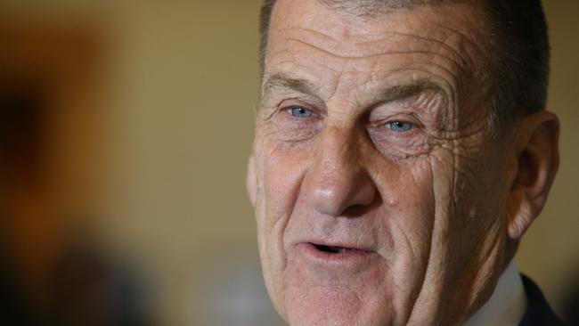 Boroondara resident and former Victorian premier Jeff Kennett says the cost of the project raises questions. Picture: Glenn Hampson