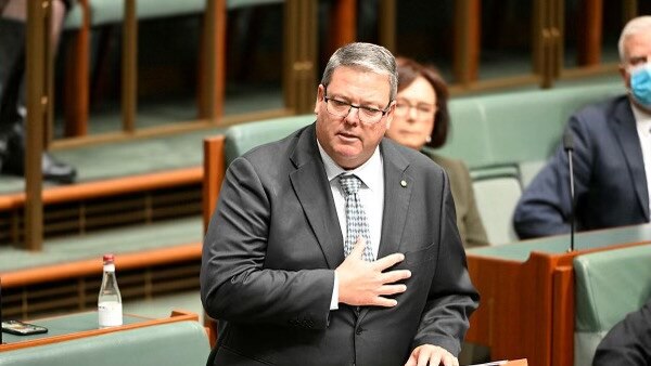 Dawson MP Andrew Willcox blasted the unfair tax on farmers. Picture: Contributed