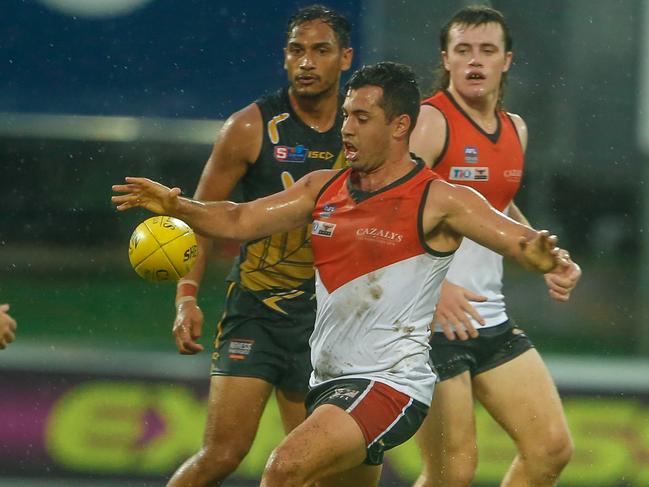 Nathaniel Paredes dug deep to help see his side to a win against Glenelg. Picture: Glenn Campbell