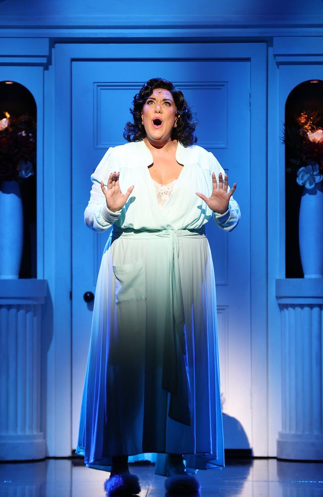 Casey Donovan as Judy Bernly, 9 TO 5 The Musical, QPAC, South Brisbane. Picture: Liam Kidston.