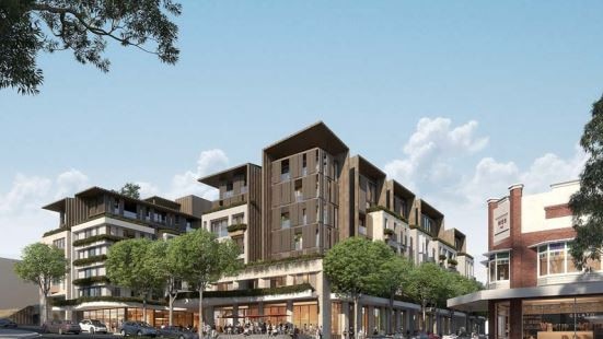 Plans were lodged by Sasco Developments for the mega $86 million mixed use development which would see four buildings up to 7 storeys high featuring 133 apartments and a 162-room boarding house.