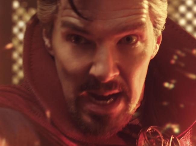 Benedict Cumberbatch as Dr. Stephen Strange in Marvel Studios' DOCTOR STRANGE IN THE MULTIVERSE OF MADNESS. Photo courtesy of Marvel Studios. ©Marvel Studios 2022. All Rights Reserved.