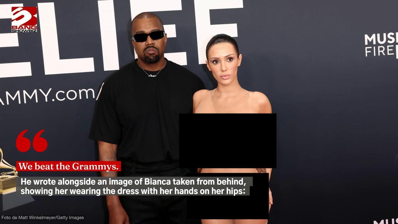 Bianca Censori has laughed off the controversy still raging around her naked red carpet appearance at the Grammys