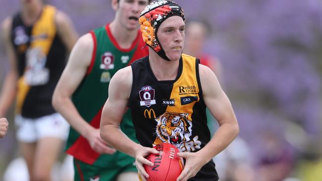 SEQ AFL junior grand final day. Sandgate vs Redcliffe U/16 Grand Final. Pic Peter Wallis