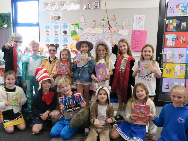 Elwood Primary School students have great fun dressing up for Book Week. Picture: Gemma Scerri.
