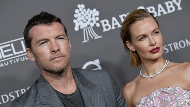 Sam and Lara Worthington attend the 2018 Baby2Baby Gala. Picture: Axelle/Bauer-Griffin