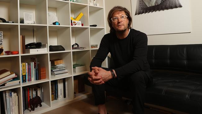 Australian Design Council Executive, Dr. Brandon Gien at his Dover Heights home in Sydney. Picture: NCA NewsWire / Dylan Coker