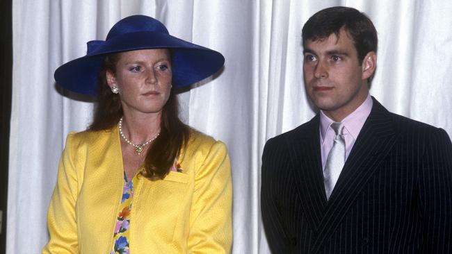 Sarah Fergusin and Prince Andrew in 1987. Picture: John Shelley Collection/Avalon/Getty Images