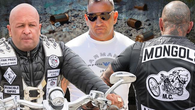 There are concerns there could be a clash between the two bikie gangs.