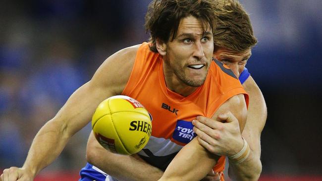 The Bulldogs paid most of Ryan Griffen’s 2015 salary at the Giants. Picture: Getty Images