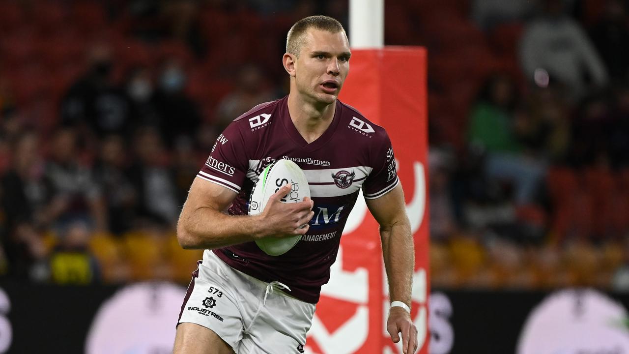 Tom Trbojevic had hoped to take the field for Manly against Canberra, but will miss out.