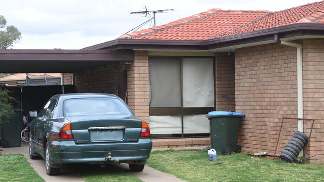 The Mildura home where toddler Nikki Francis-Coslovich was found. Picture: Tony Gough