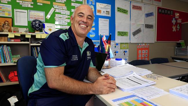 Mark Hoppe joined Coomera Anglican College on the Gold Coast this year as a Year 6 teacher. Photo: Adam Head.