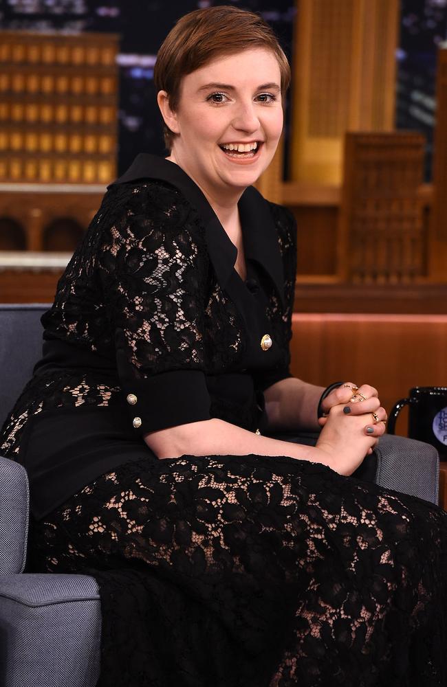 Girls star Lena Dunham has been rushed to hospital for surgery after an ovarian cyst ruptured.