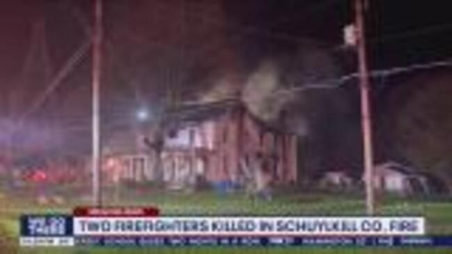 2 Firefighters Dead After Battling Schuylkill County House Fire ...