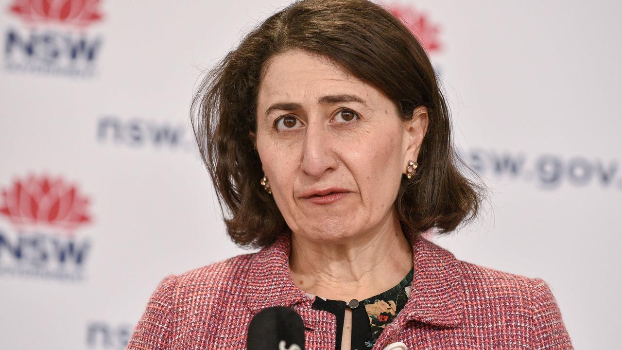 NSW Premier Gladys Berejiklian revealed the areas of concerns. Picture: NCA NewsWire / Flavio Brancaleone