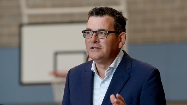 Premier Daniel Andrews was uncharacteristically quiet on Australia Day. Picture: Andrew Henshaw/NCA NewsWire.