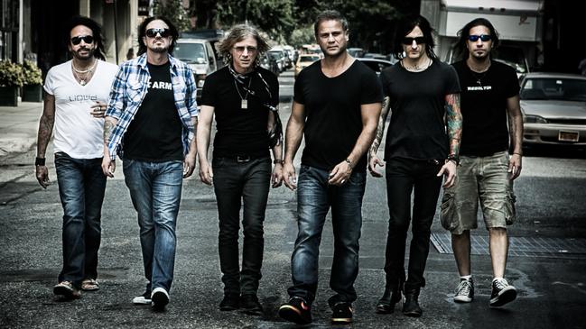 The Dead Daisies back in 2014, when Jon Stevens was lead singer. Picture: Supplied