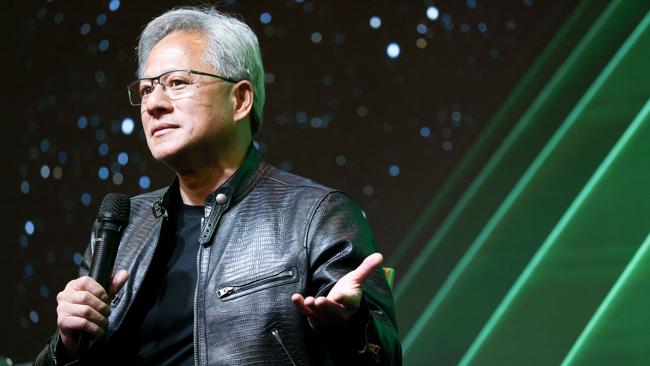 Jensen Huang, chief executive of tech giant Nvidia. Picture: AFP