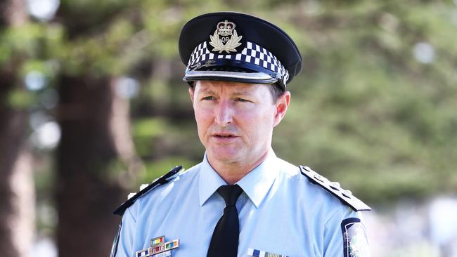 Gold Coast Chief Superintendent Mark Wheeler. Picture: Jason O'Brien