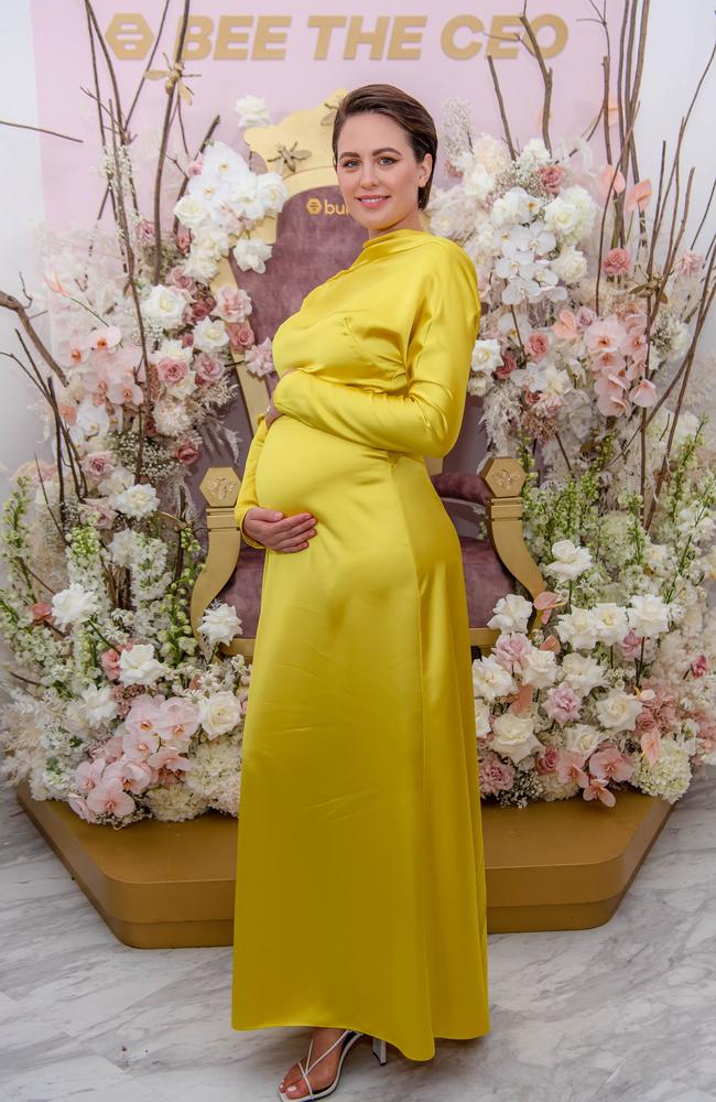 Jesinta Franklin at Lexus Melbourne Cup 2019 at Flemington racecourse. Picture: Jason Edwards