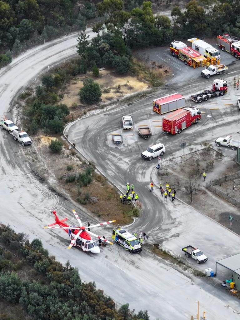 He became men trapped at Ballarat Gold Mine in Mt Pleasant alongside a 21-year-old miner. Picture: NCA NewsWire/ Ian Wilson