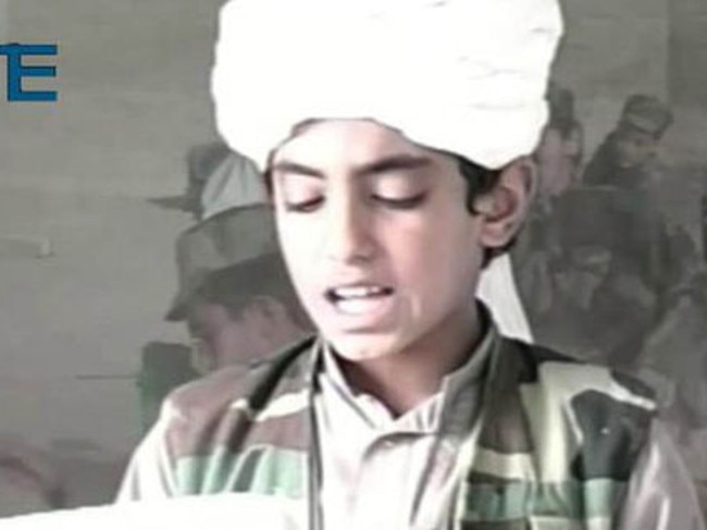 Hamza Bin Laden, above, as a boy was brought up to hate the US but loved Coca Cola.