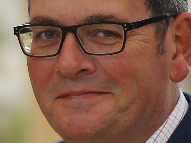 MELBOURNE, AUSTRALIA - NCA NewsWire Photos November 4, 2020:   Victorian Premier Daniel Andrews smiles during a press conference at the Lion enclosure of Werribee Open Range Zoo in Werribee, Melbourne, Victoria. Picture: NCA NewsWire / Daniel Pockett