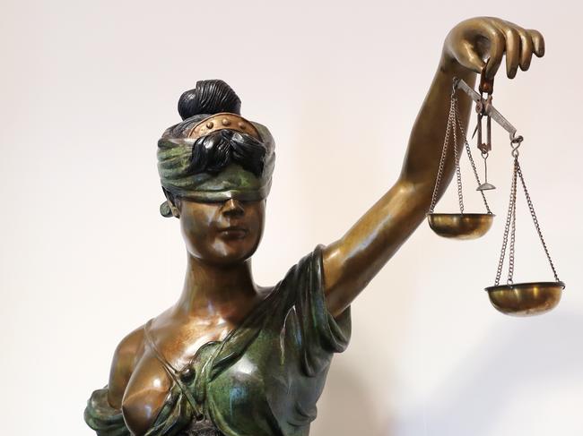 Cairns court - Lady Justice and the scales of justice. Picture: Brendan Radke