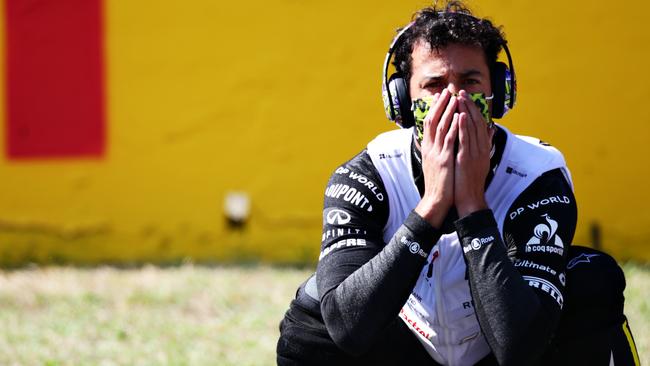 Daniel Ricciardo missed a chance to score his first podium finish with Renault at the Tuscan Grand Prix, finishing fourth. Picture: Getty Images