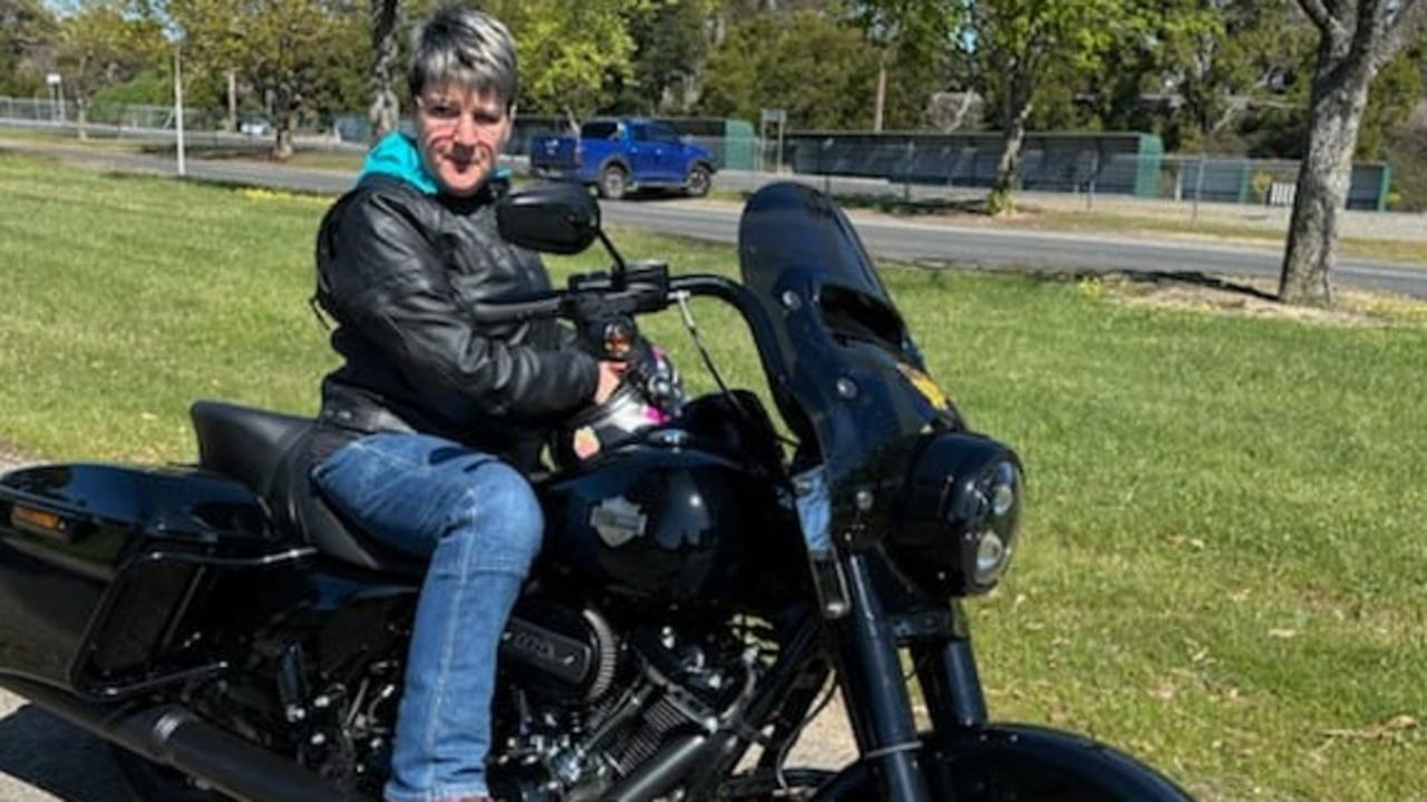 Harley-Davidson rider and Ballarat local, Michelle McKenna always wanted to try riding a motorcycle and decided to take it up after her husband passed. Picture: Supplied