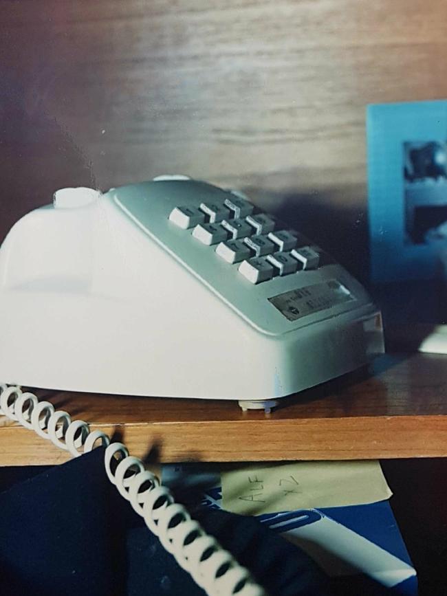 The phone used by Peter Seaford to call his girlfriend. Picture: SA Police 