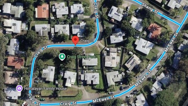 Mooroobool residents say they were left shaken after stolen car crashed into neighbour's yard. Picture: Supplied.