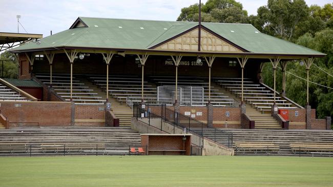 Thebarton Oval, one of the sites under discussion around the Adelaide Crows finding a new home. Picture: Naomi Jellicoe