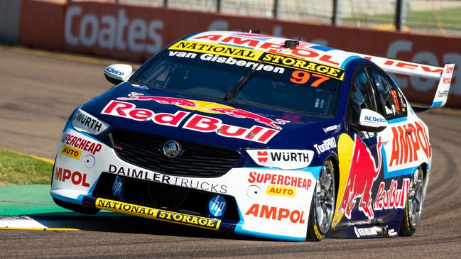 Shane van Gisbergen has made up 12 seconds to run down his rivals in Townsville. picture: Daniel Kalisz/Getty Images