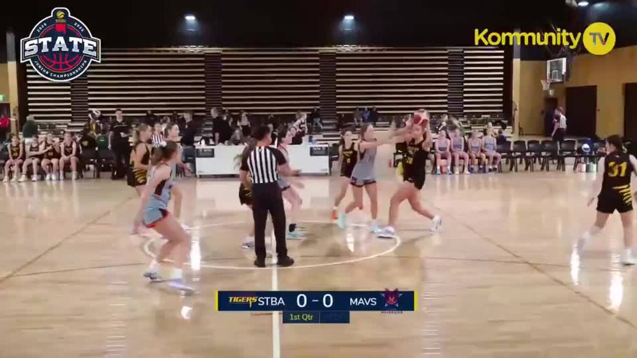 Replay: Southern Tigers State v Eastern Mavericks State (U16 girls) - 2025 Basketball SA Junior State Championships Day 3