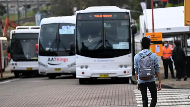 Ben Hollis has a string of offences involving Sydney buses. Picture: Jeremy Piper