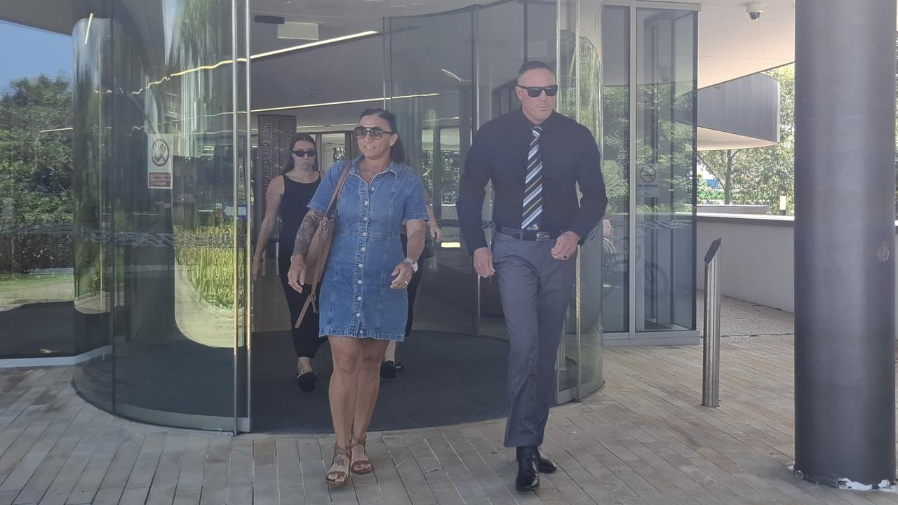 Travis Paul Pocock leaves Coffs Harbour Court on January 14 after his assault and pervert the course of justice charges were dismissed.