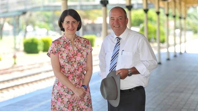 Gladys Berejiklian with Daryl Maguire